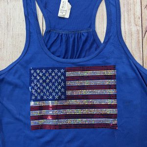 Spangle Flag Tank Top