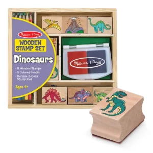 Wooden Stamp Set -Dinosaur
