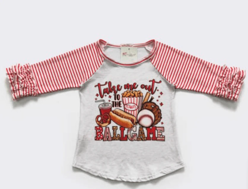Take Me Out to the Ballgame Raglan